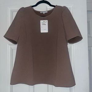 COPY - DR2 short puff sleeve top size small. Brand new with tags (NWT)